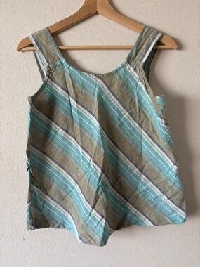 Royal Robbin’s Linen Stripe Tank | Size Small